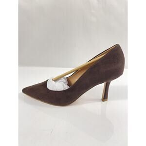 Madden Girl Brynn-S Shoes Women's Size 5.5 Dark Brown Faux Suede Pump Heels